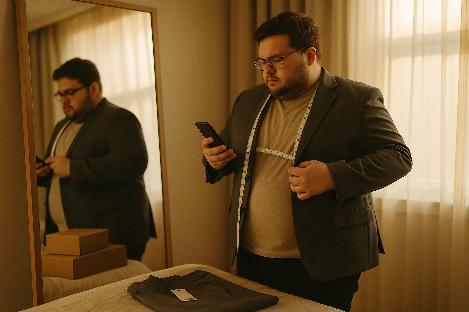 Maattabel vergelijking herenkleding