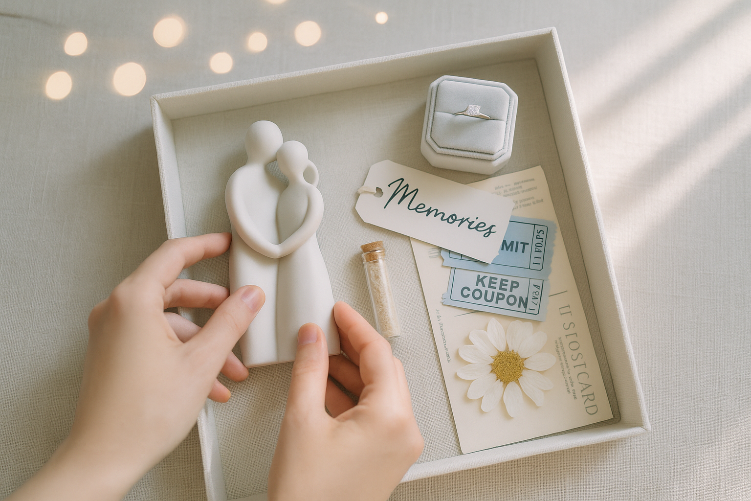 Persoonlijke herinneringshoek opstelling