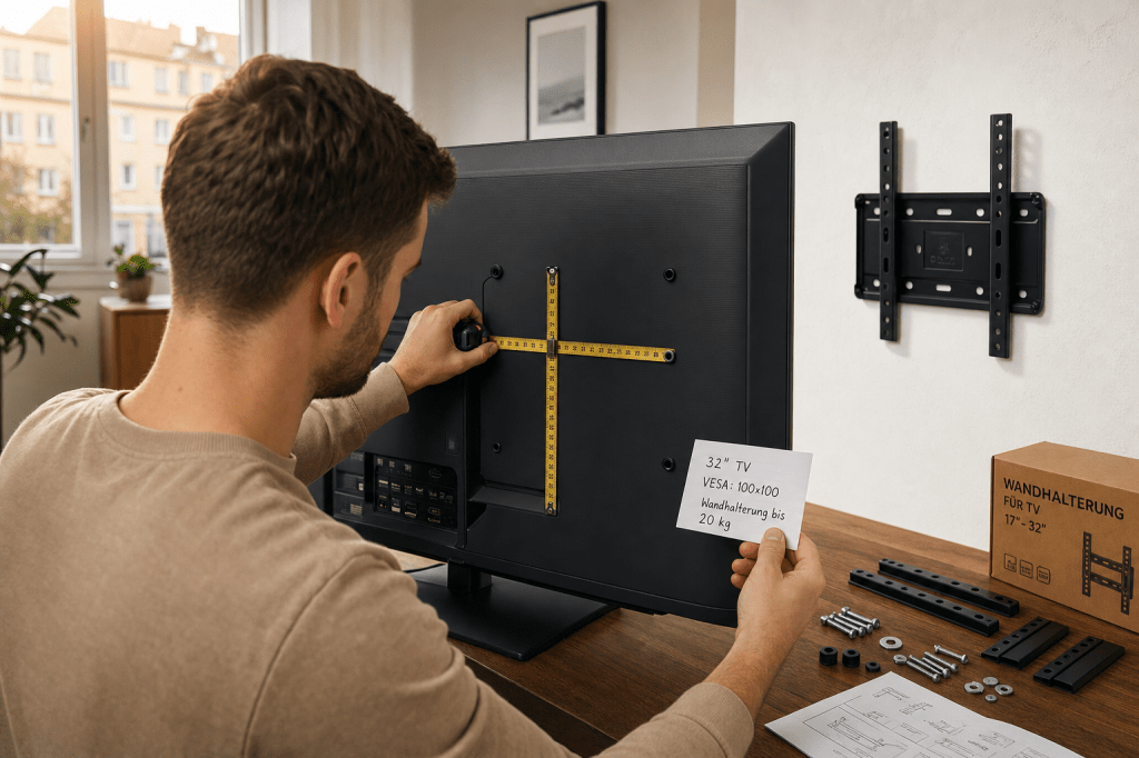 Hoe bepaal je of een tv wandhalterung 32 zoll compatibel is met de VESA-maat en het gewicht van jouw&nbsp;tv?